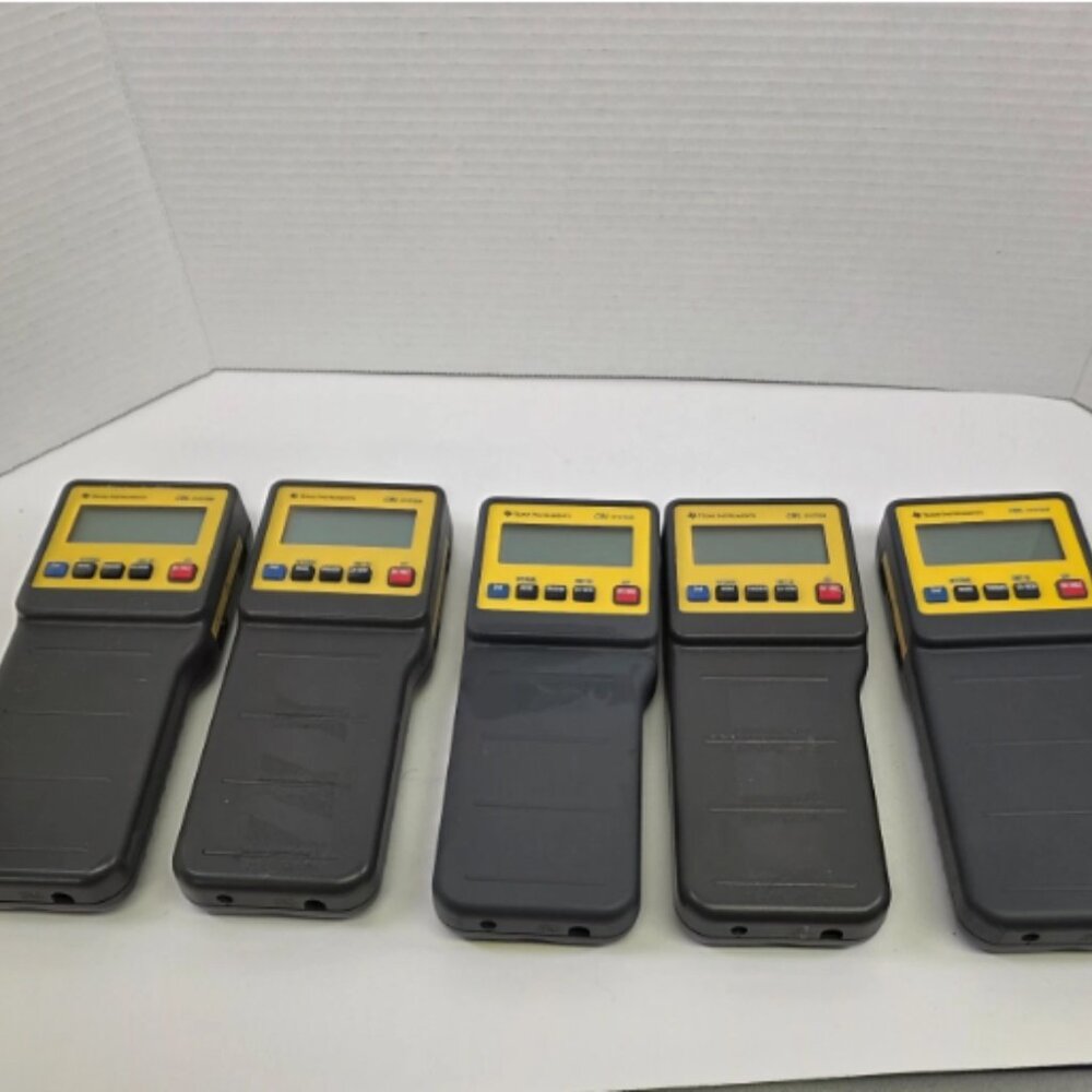 Lot of 5 Texas Instruments TI CBL System Calculator Data Collectors - NO BATTS